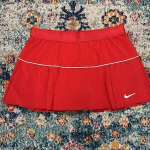 Nike Women's Dri-Fit Victory Skort in Red Size XL Athleisure Sports Tennis Golf